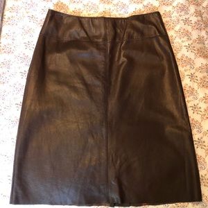 100% Leather Bebe skirt